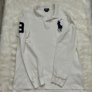Long sleeve boys  Polo shirt by Ralph Lauren